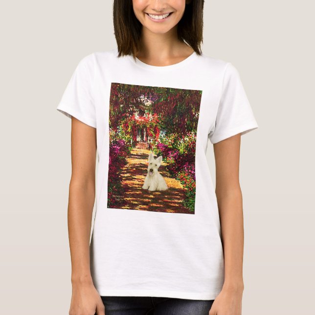 Skotsk terrier (W5) - Stigen Tee Shirt (Framsida)