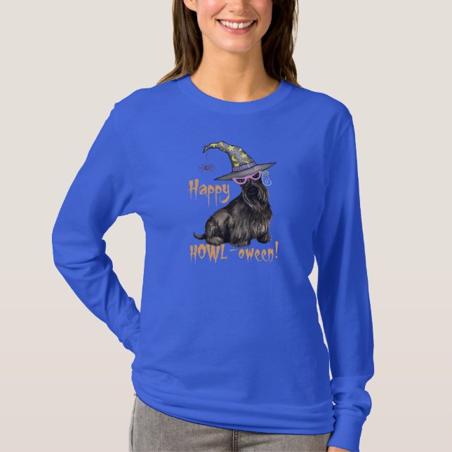 Skotsk Terrierhäxa Tee Shirt (Framsida)