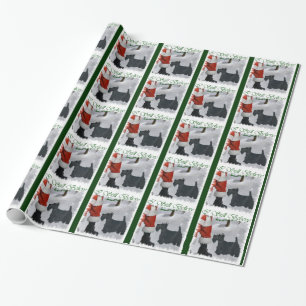 Skotsk Terrierjul Presentpapper