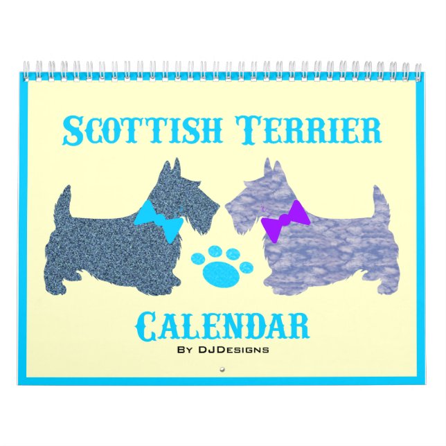 Skotsk Terrierkalender Kalender (Omslag)
