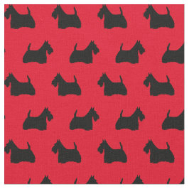 Skotsk TerrierSilhouette Tyg