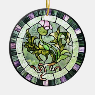 Skotsk Thistle Julgransprydnad Keramik