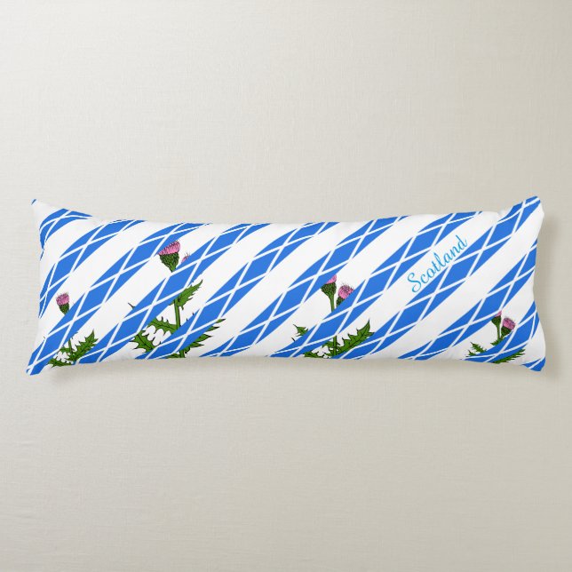 Skotsk thistle kroppskudde (Framsidan)