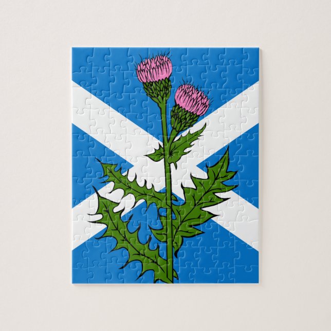 Skotsk thistle pussel (Vertikal)