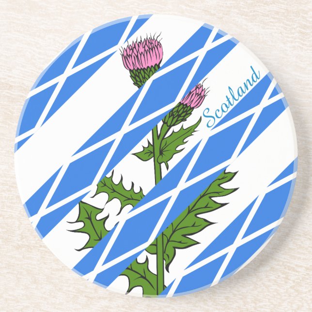 Skotsk thistle underlägg sandsten (Framsidan)
