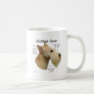 Skotsk wheaten) historiedesign för Terrier ( Kaffemugg