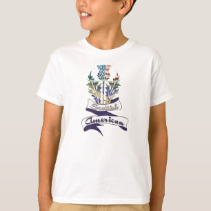 Skotska amerikanska Flaggor Barns T-Shirts