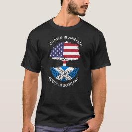 Skotska-amerikanska rötter i Skottland Celtic Träd T Shirt