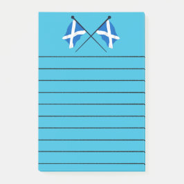 Skotska anteckningsblock post-it block