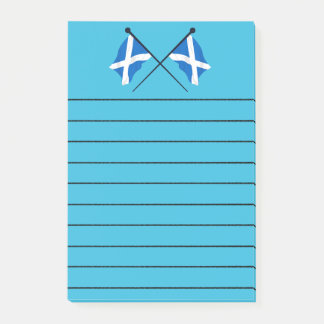 Skotska anteckningsblock post-it block
