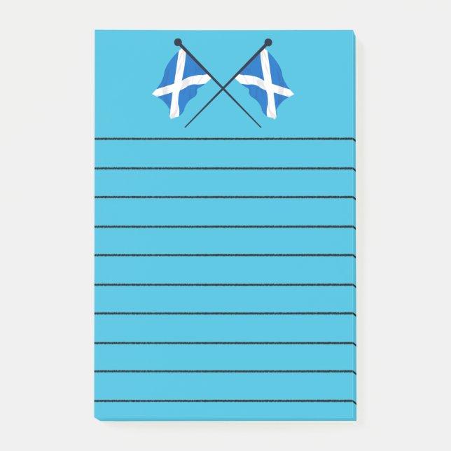 Skotska anteckningsblock post-it block (Framsida)