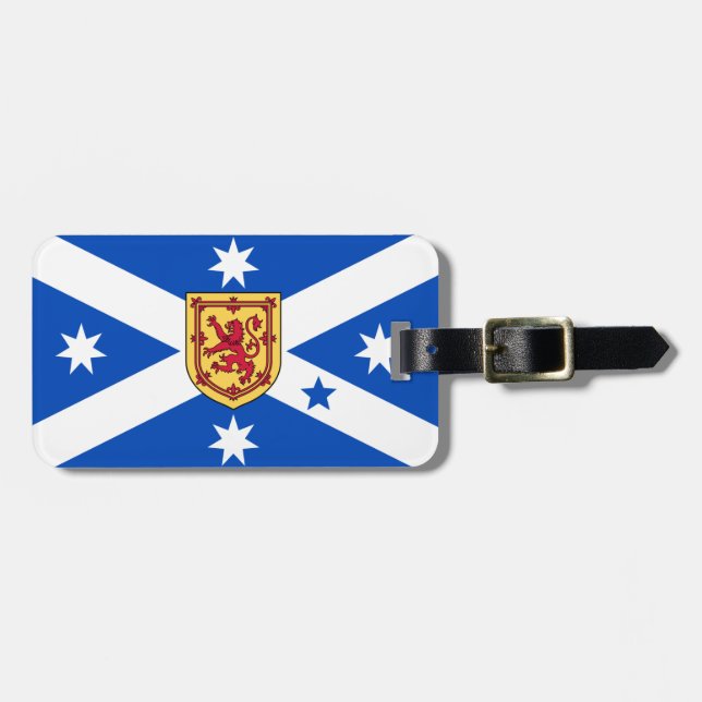 Skotska australiska (Heritage flagga) Bagagebricka (Horisontell Framsida)