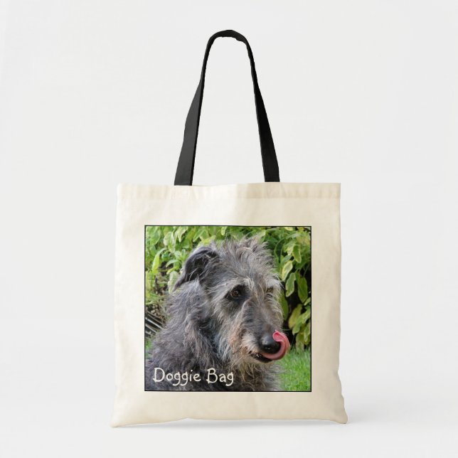 Skotska Deerhound Tygkasse (Framsidan)