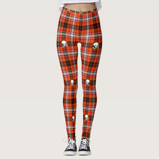 Skotska döskallar leggings (Framsida)