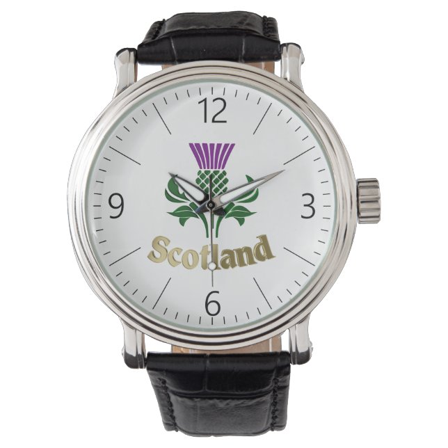 Skotska emblemthistel armbandsur (Framsida)