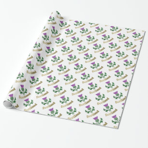 Skotska emblemthistel presentpapper