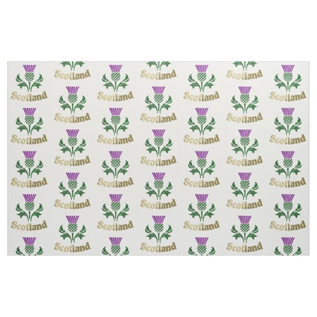 Skotska emblemthistel tyg (Fat Quarter)