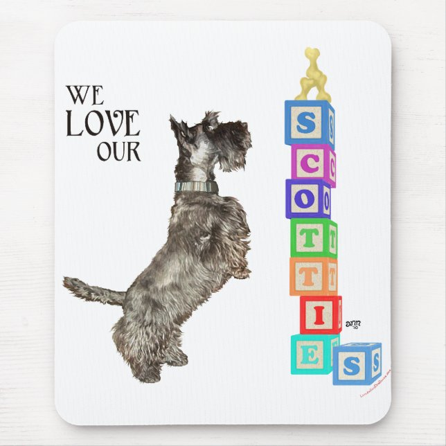 Skotska finländare musmatta (Framsidan)