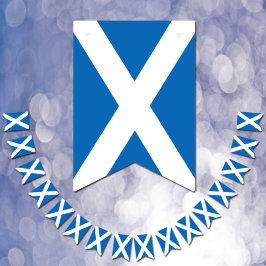 Skotska flaggor & sport party bunting/Skottland