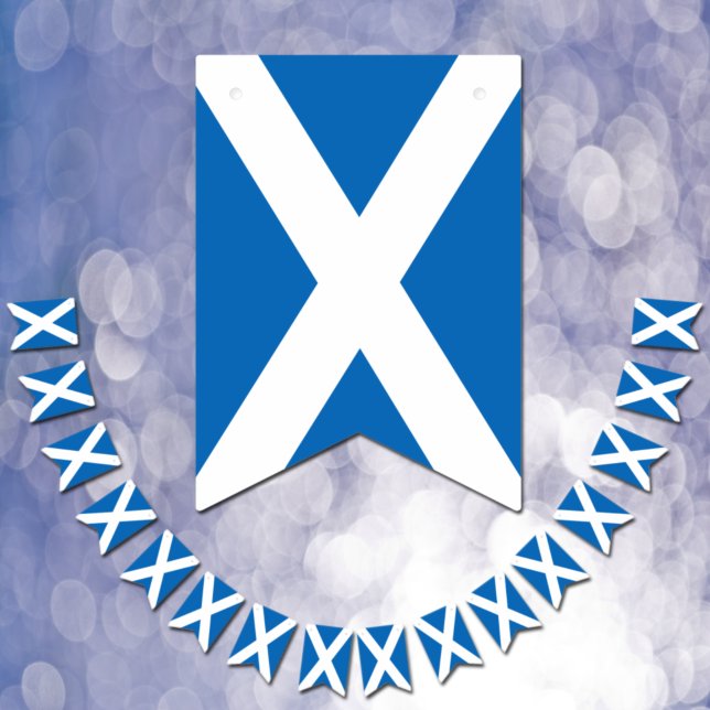 Skotska flaggor & sport party bunting/Skottland (Skapare uppladdad)