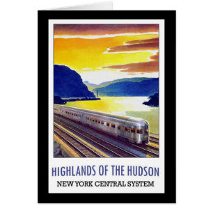 Skotska högländerna av det Hudson New York Hälsningskort