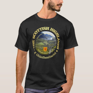 Skotska högländerna retro rolig t shirt
