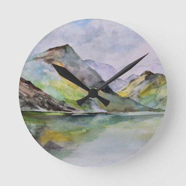 Skotska högländerna rund klocka (Framsida)