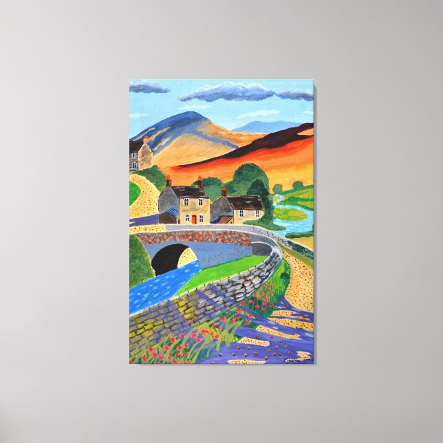 Skotska höglands canvas art (Framsida)