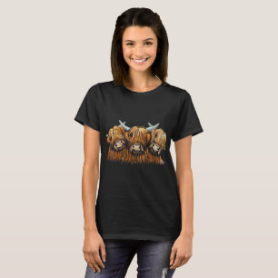 Skotska höglands- ko UNGA" T-tröja T Shirt