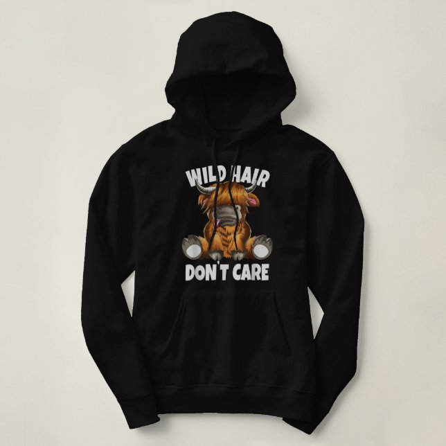 Skotska höglandskägget Vild Hair Don Car T Shirt (Design framsida)