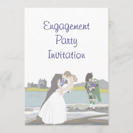 Skotska, keltiska Förlovningsfesten Inbjudningar