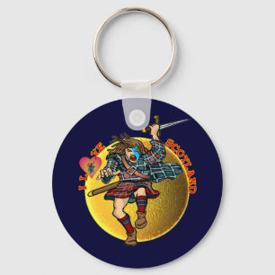 Skotska Keychain (2) Nyckelring