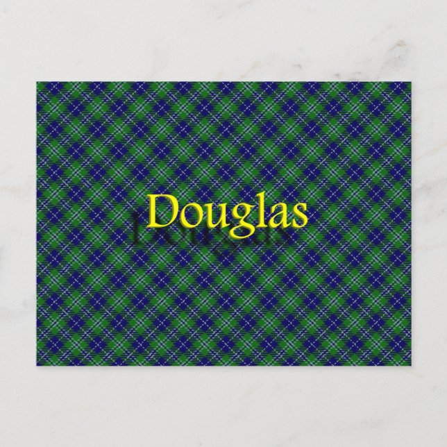 Skotska klanen Douglas Vykort (Framsida)