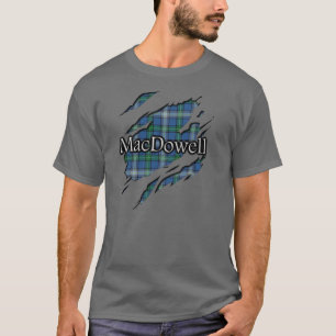 Skotska klanen MacDowell MacDowall Tartan Spirit T Shirt