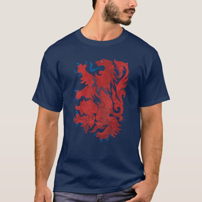 Skotska lejonet t shirt (Framsida)