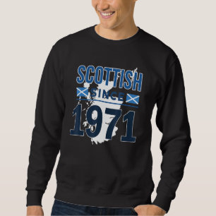 Skotska sedan 1971 Rampant Lejon Scotland Family H Lång Ärmad Tröja