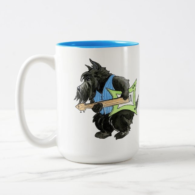 Skotska Sten Guitar Rocker Mugg (Vänster)