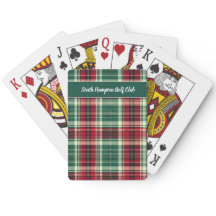 Skotska Tartan Golfspelkort – Personliga