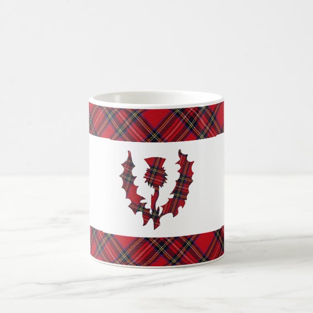 Skotska Tartan Thistle Mugg (Center)