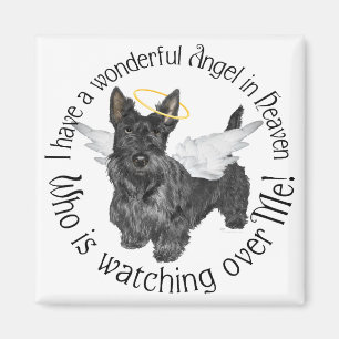 Skotska Terrier Änglar Magnet