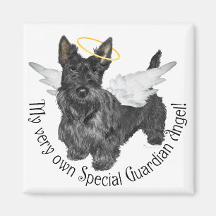 Skotska Terrier Änglar Magnet