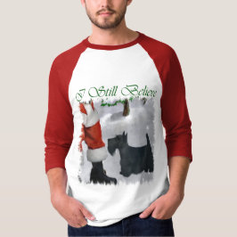 Skotska terrier-julgåvor t-shirt