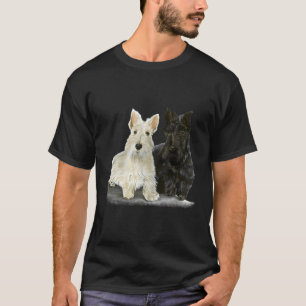 Skotska Terriers Hundar T Shirt