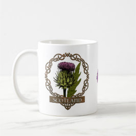Skotska tistle Celtic Knowledge Monogram Kaffemugg