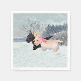 Skotska Valper Pappersservett