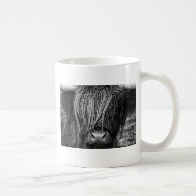 Skotskt höglands- nötkreatur - Skottland Kaffemugg (Höger)