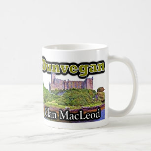 Skotskt klanMacLeod Dunvegan slott Kaffemugg