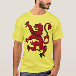 Skotskt lejont våldsamt t shirt