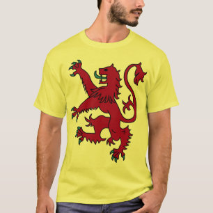 Skotskt lejont våldsamt t shirt