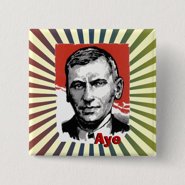 Skotskt självständighetJohn Maclean Aye emblem Knapp (Framsida)